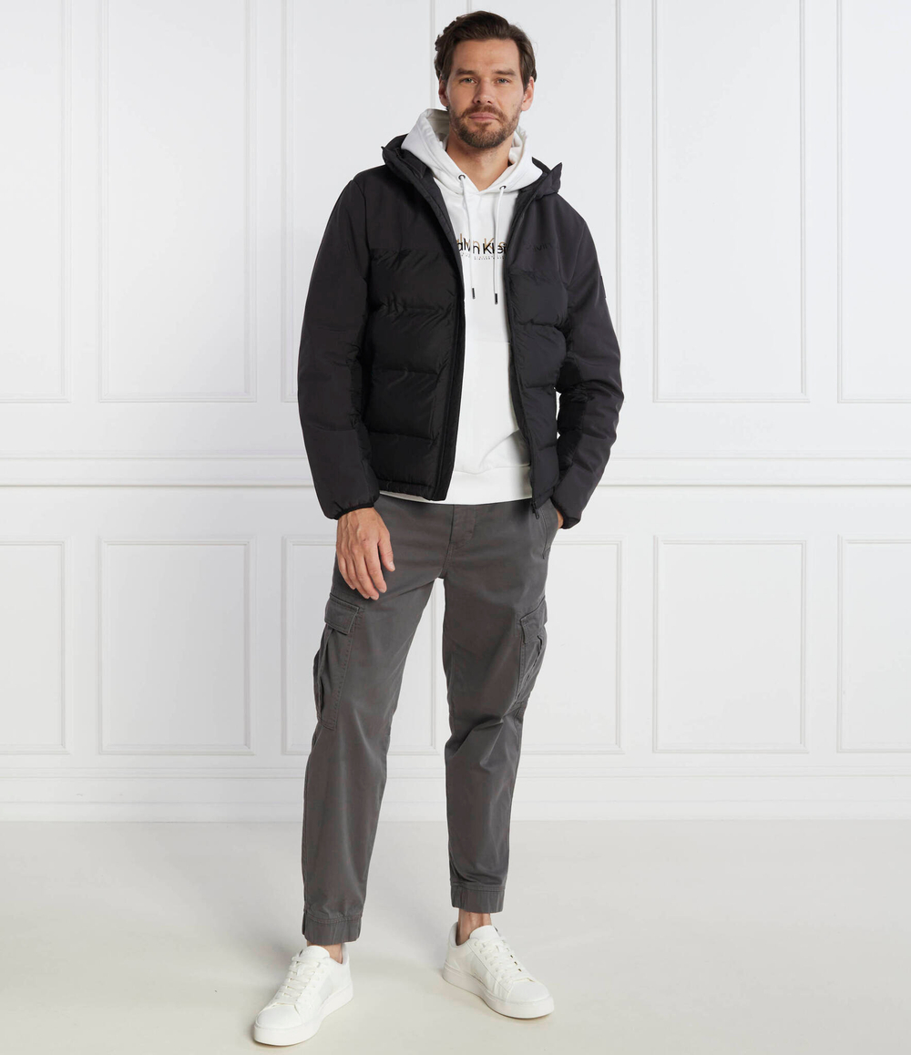 Куртка MIX MEDIA QUILT HOOD Calvin Klein - черный(K10K111889)