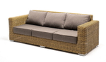 "Боно" диван из искусственного ротанга трехместный, цвет соломенный