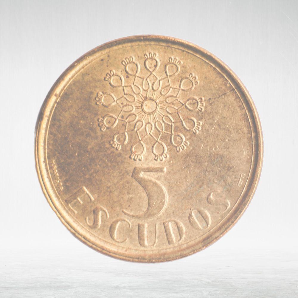Portugal, 5 Escudos, 1990, VF