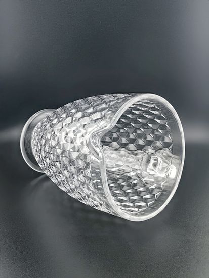 Кувшин стеклянный 1,1 л. на ножке, серия Грани