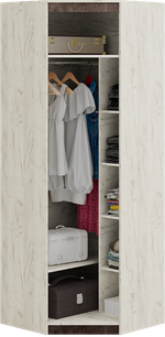 Прага Шкаф угловой малый