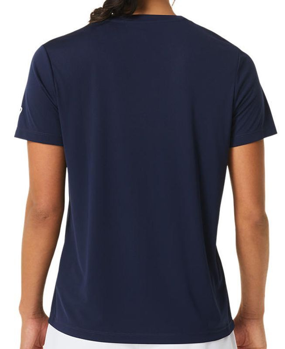Женская теннисная футболка Asics Court Graphic Tee - небесный