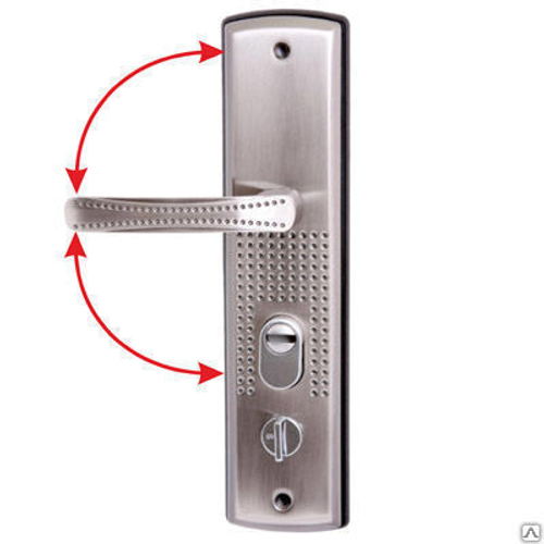 Ручки комплект АЛЛЮР РН-А222 ЛЕВЫЙ д/китай.металл.дверей  / 5378 !