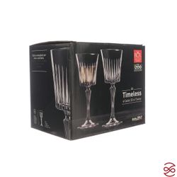 Набор бокалов для вина AS Crystal Timeless золотая полоса 230 мл (6 шт)