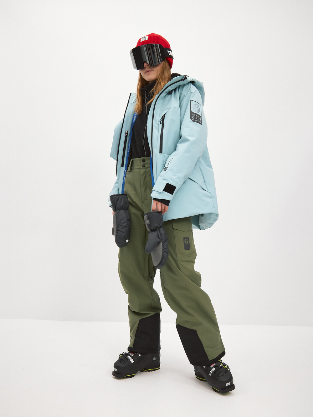 Брюки утепленные горнолыжные Таклик (хаки)