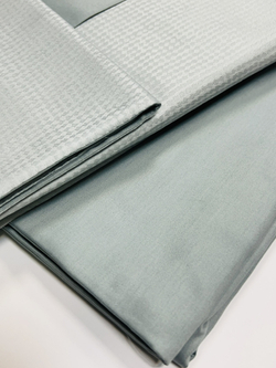 Постельное белье 2 спальное евро Dondi Brando Specchio голубое