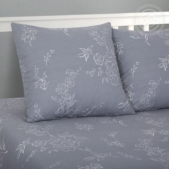 Двуспальный с европростынёй комплект постельного белья Санрайз DE LUXE поплин наволочки 70x70 см