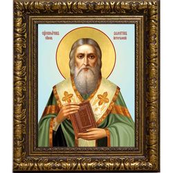 Валентин Интерамский Священномученик. Икона на холсте.