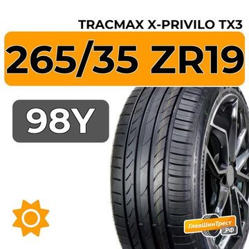 Tracmax X-Privilo TX3 265/35 ZR19 98Y XL