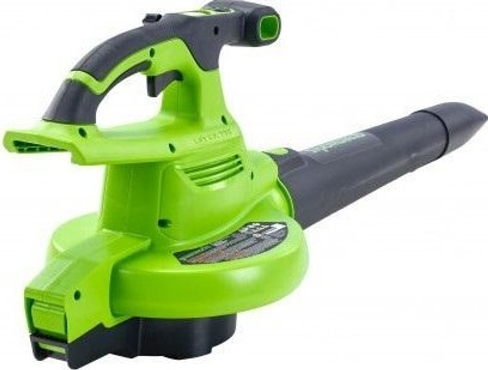 Воздуходув-садовый пылесос аккумуляторный GREENWORKS GD40BVK4 40V 2406907UB