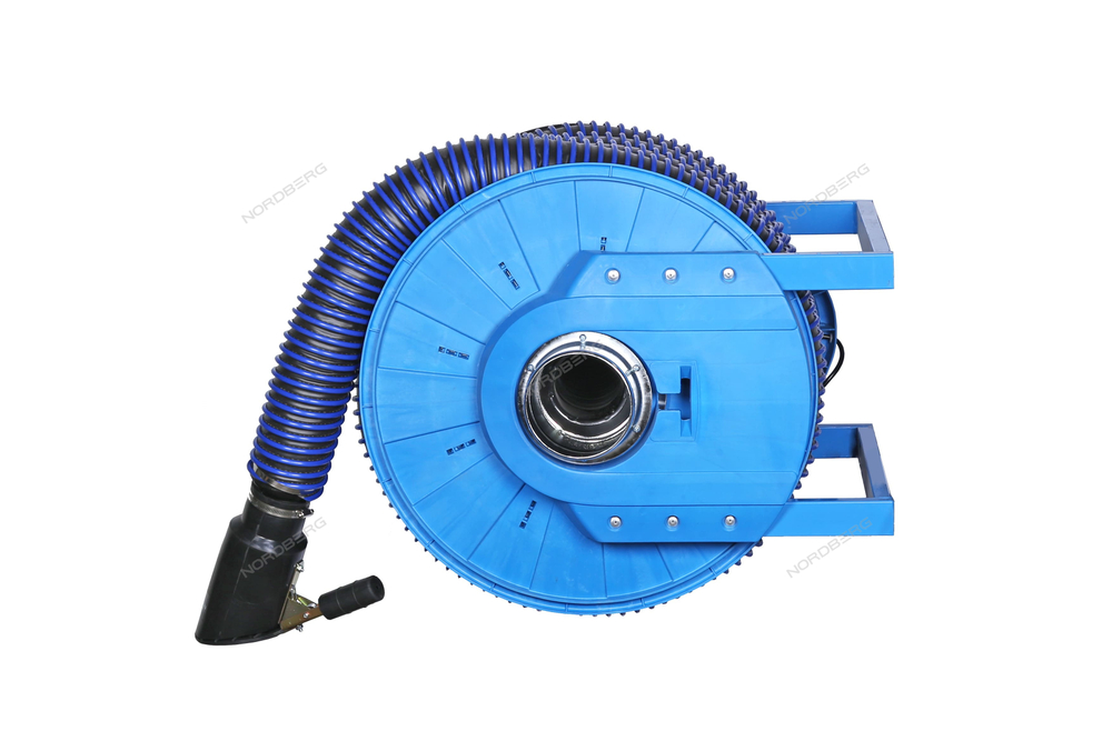 Катушка для сбора выхлопных газов с автоматическим приводом со шлангом L=8 м, D=100 мм и насадкой NORDBERG HRF8100E-KIT