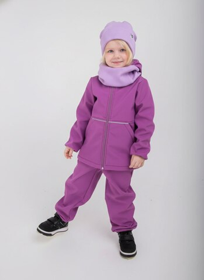 Костюм из софтшелла "Сливовый"