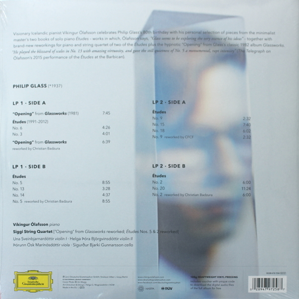 Vikingur Olafsson / Philip Glass: Piano Works (2LP)