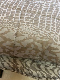 Покрывало 260х270 Roberto Cavalli Wild Sunrise жемчужно-бежевое