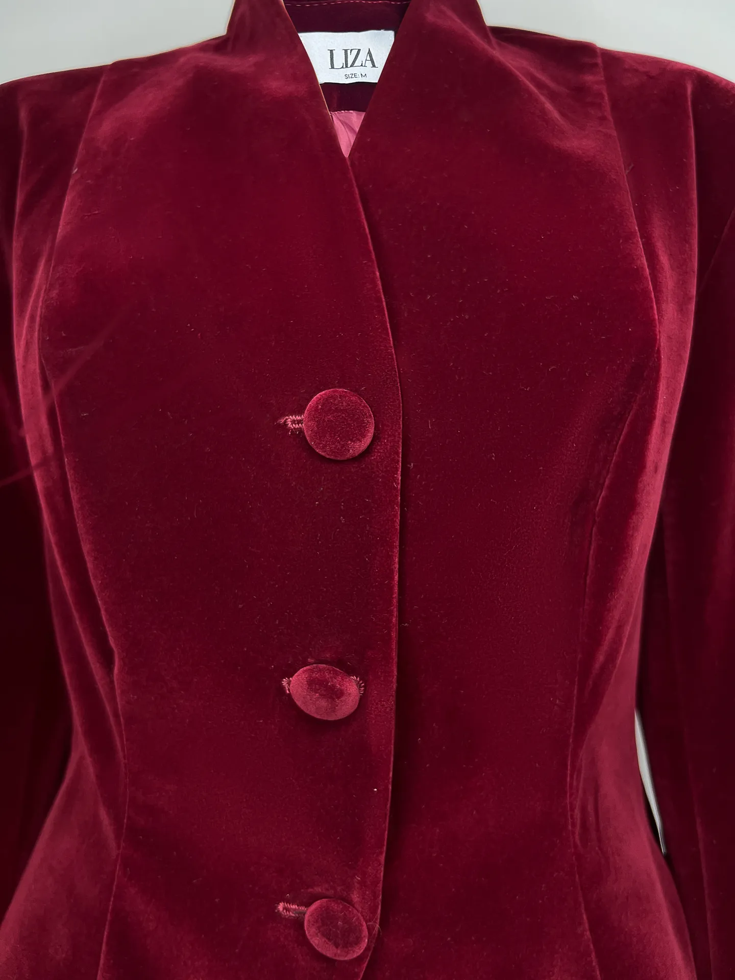 Жакет LIZA 4444 замшевый приталенный на пуговицах