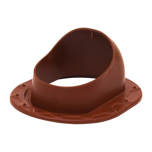 Элемент проходной для готовой кровли из гибкой черепицы, коричневый