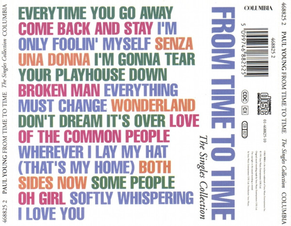 Paul Young / From Time To Time (The Singles Collection)(CD)