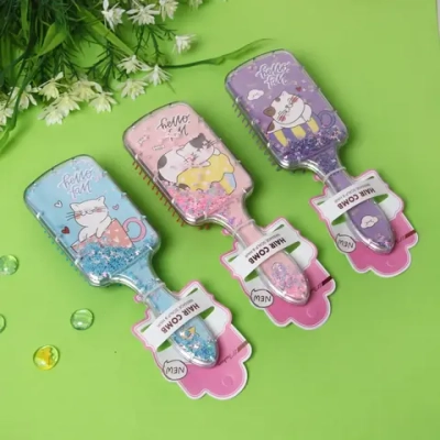 Расческа массажная детская «Baby House Boom», микс 4 вида Котята, 20*6,5