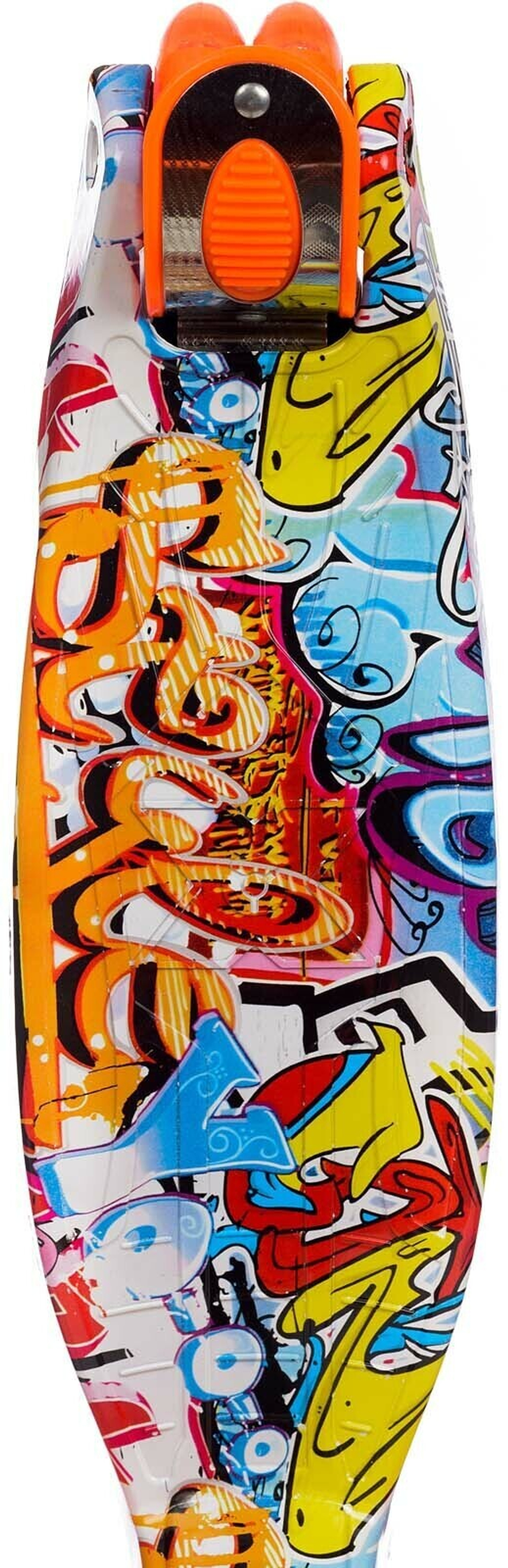 Самокат детский трехколесный Игрокат Dino Print Graffiti Orange