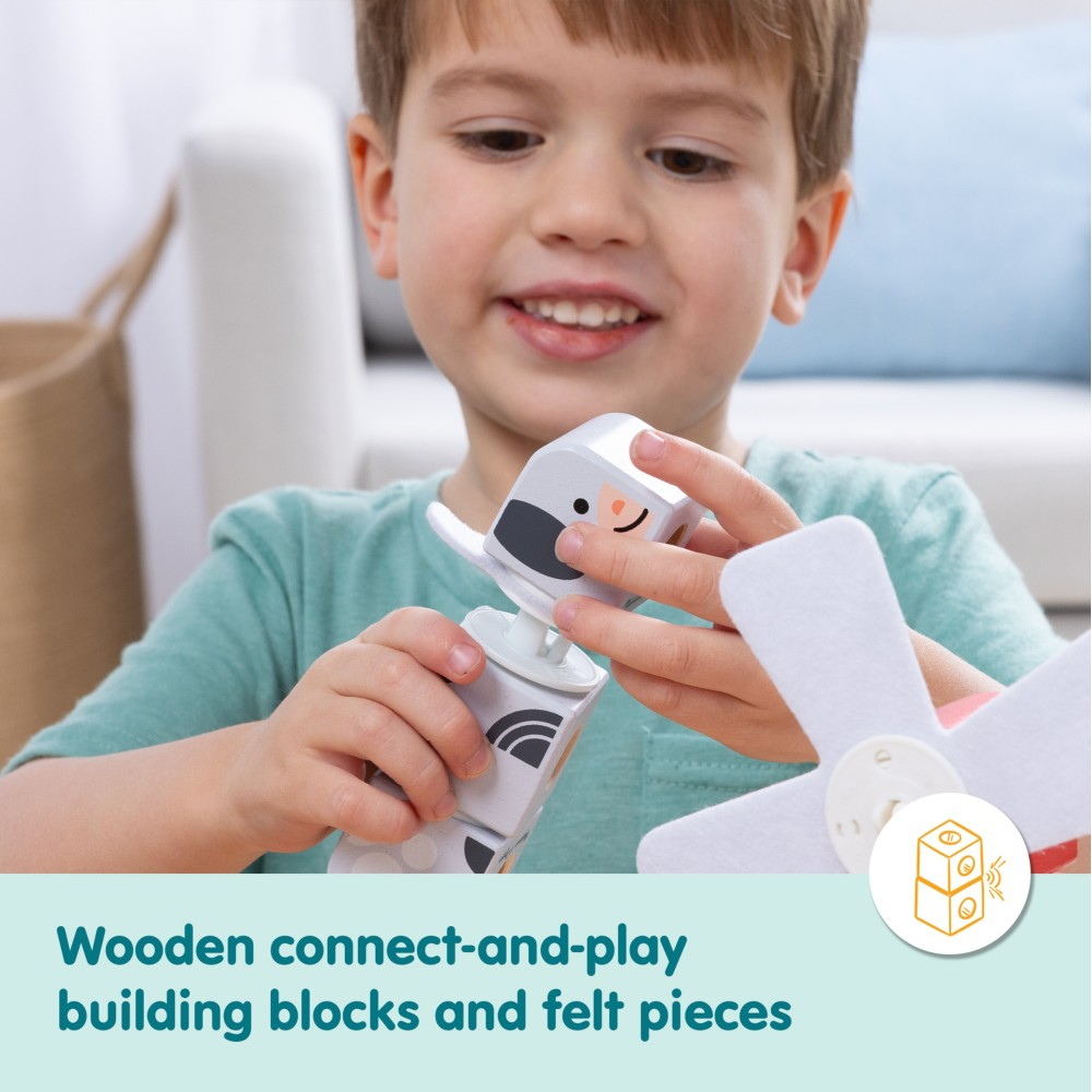 Melissa & Doug - Деревянные КОНСТРУКТОРЫ Blockables На ферме 16 элементов 20155254