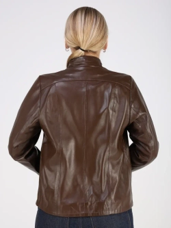 Кожаная куртка демисезонная косуха