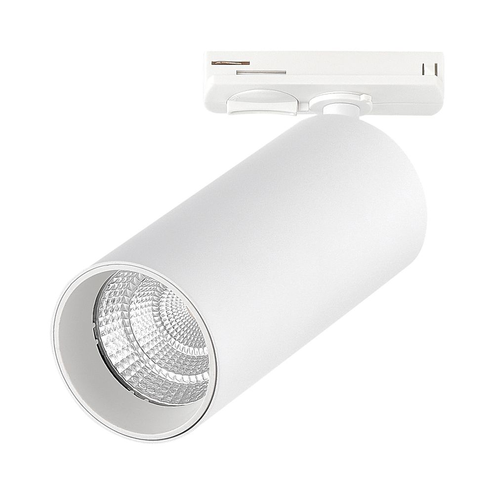 ST384.546.20 Св-к трек. Zoom Белый LED 1*20W 4000K 1 800Lm Ra&amp;gt;90 10-55°  IP20 L170xW60xH- 220V Однофазная трековая система