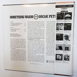 Винтажная виниловая пластинка LP Oscar Peterson Something Warm (Japan 1977)