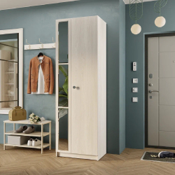 Шкаф двухстворчатый Зарина ШК-01, ясень белый