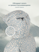 Комбинезон мембранный демисезонный Mjölk Blue Leopard, утеплитель 180гр/м2