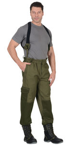 Костюм ГОРКА куртка, брюки, помочи (полотно палаточное) олива