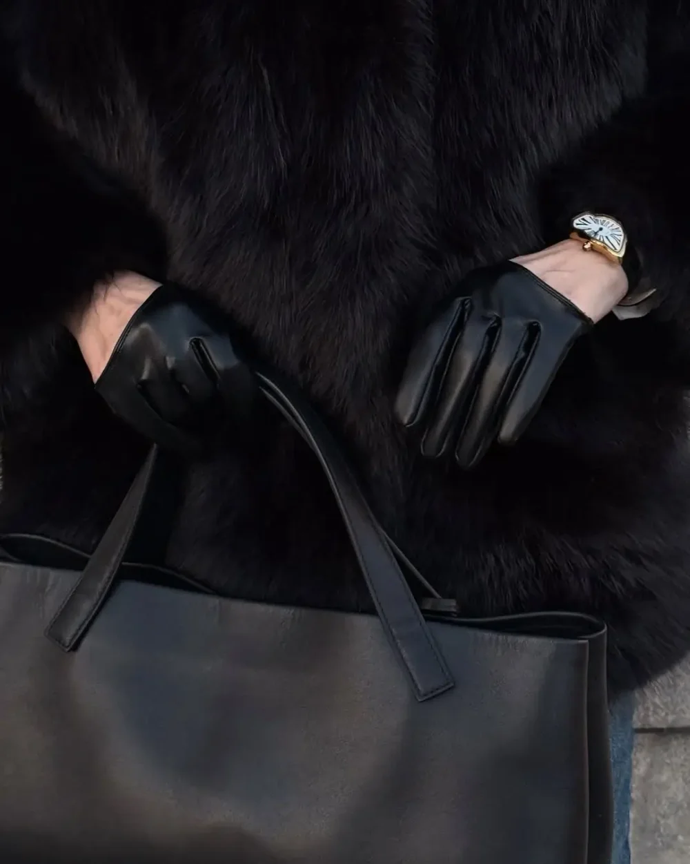 Шуба Kruella, Черный