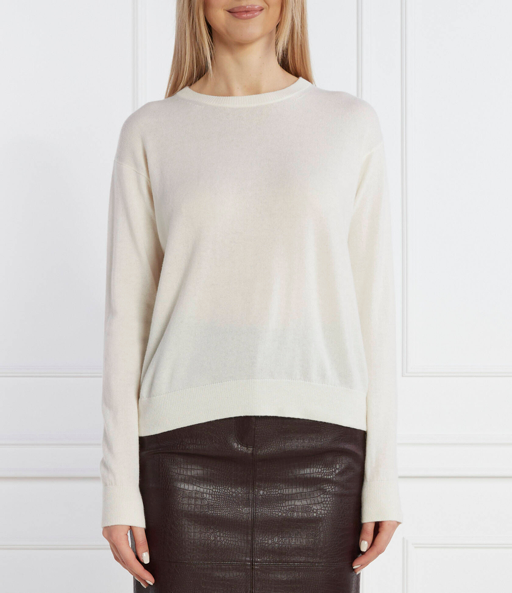 Хлопковый свитер Max Mara Leisure - кремовый(163610476)