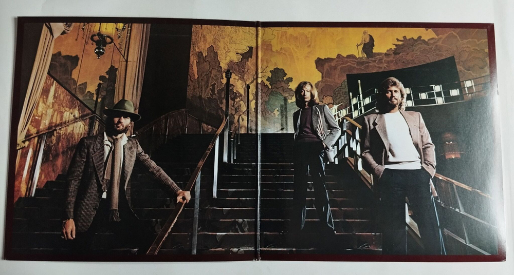 Винтажная виниловая пластинка LP Bee Gees Living Eyes (Japan 1981) (No Obi) Sticker