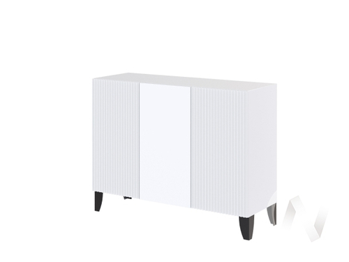 Комод Гостиная Сириния (белый/МДФ белый снег)