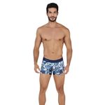 Мужские трусы боксеры темно-синие с принтом Clever AQUA BOXER 062508