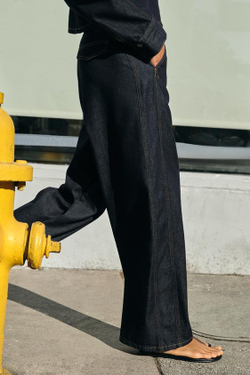 ZARA ДЖИНСЫ-ДЖОГГЕРЫ Z1975 WIDE-LEG С ВЫСОКОЙ ПОСАДКОЙ, СИНИЙ