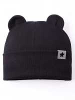 Шапка детская с ушками на осень