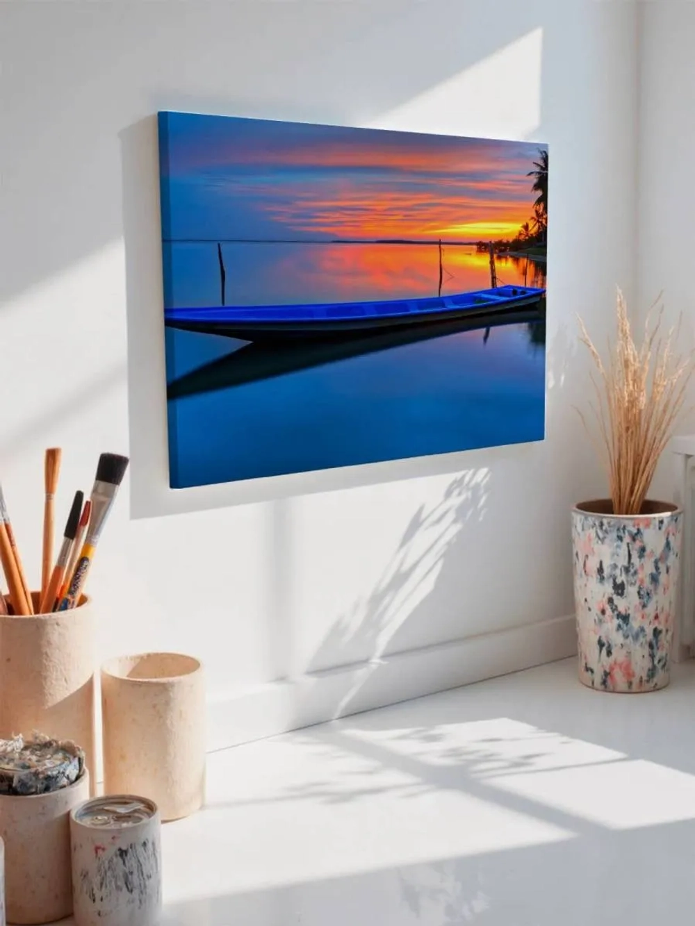 Картина на стену 40 X 50 Лодка