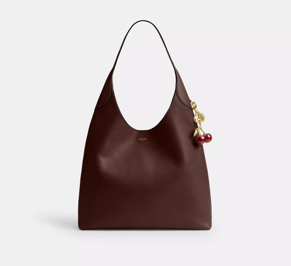 COACH СУМКА ЧЕРЕЗ ПЛЕЧО BROOKLYN 39, КОРИЧНЕВЫЙ