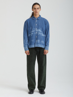 Мужская Рубашка Printed Denim