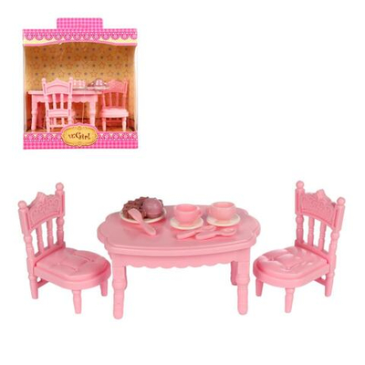 Набор мебели стол, два стула, коробка VC012