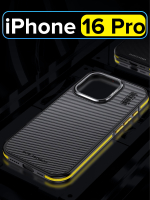 Чехол для Apple iPhone 16 Pro кевларовый, WLONS