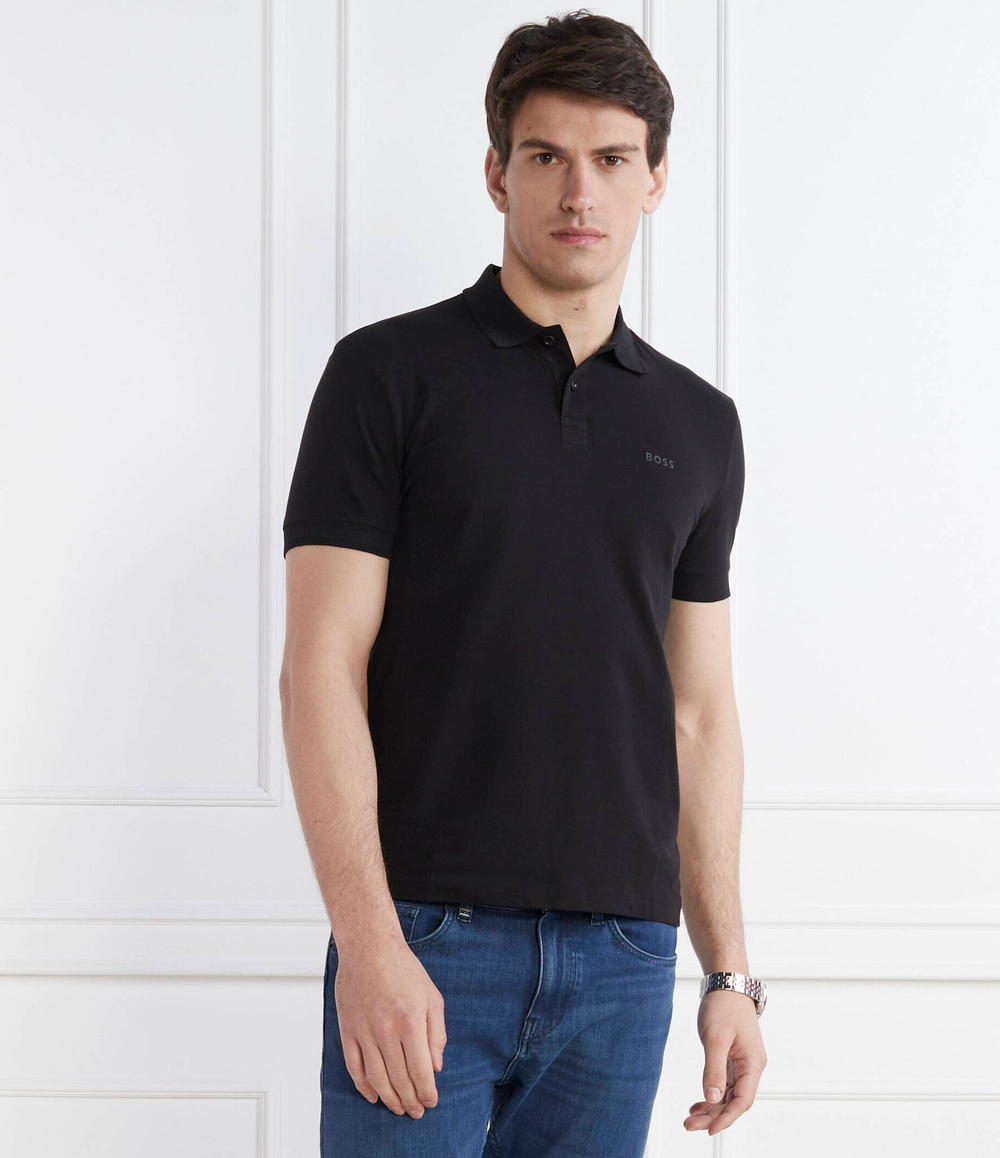 Поло Pio 1 BOSS GREEN - черный(50507583)