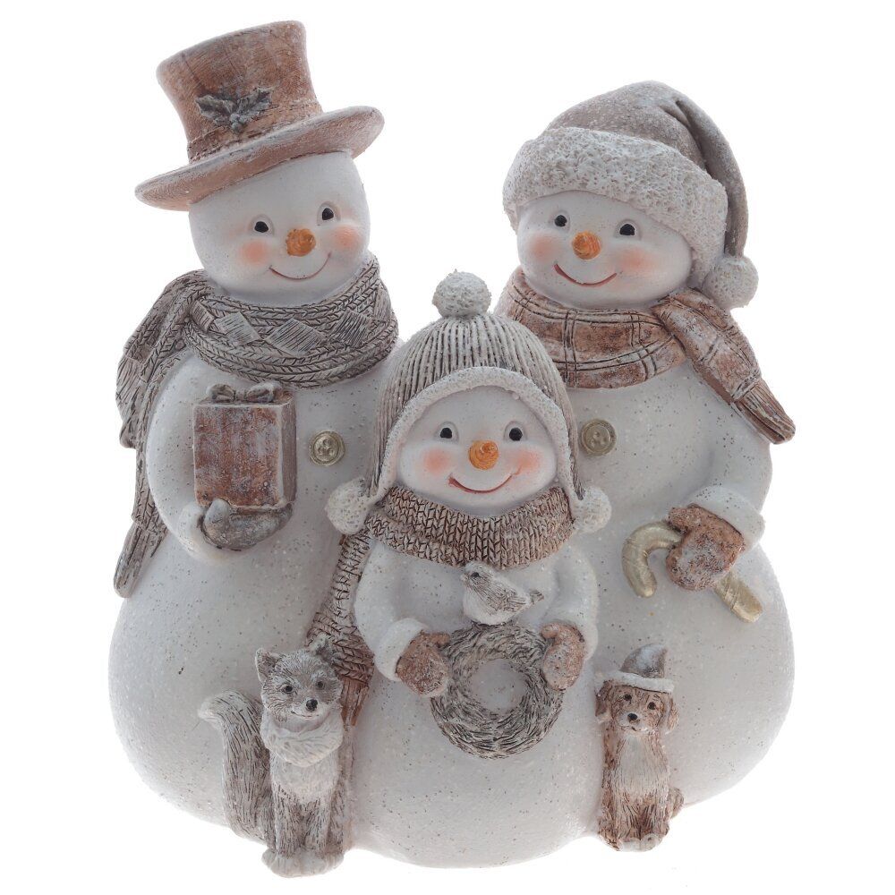 GAEM Фигурка декоративная "Снеговики", L14,5 W9,5 H16,5 см