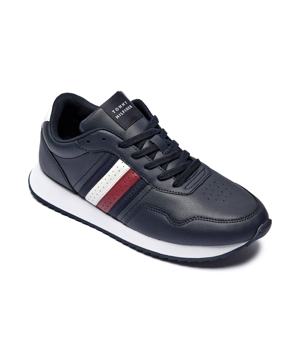 Кожаные кроссовки Tommy Hilfiger - темно-синий(FM0FM05121)