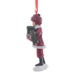 GAEM Изделие декоративное подвесное "Девочка/Мальчик", L5,5 W3 H12 см, 6в.