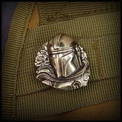 Клипса для системы MOLLE "Мандо" , латунь