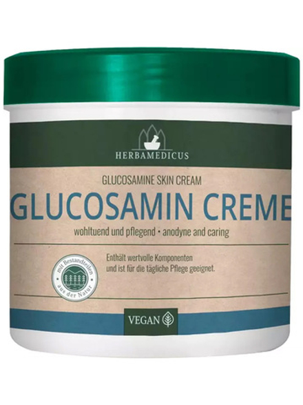 Крем HERBAMEDICUS Glucosamine 250 мл. «Глюкозамин», для лечения мышц и суставов