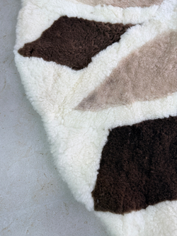 Ковер шкура натуральная овчина меховой