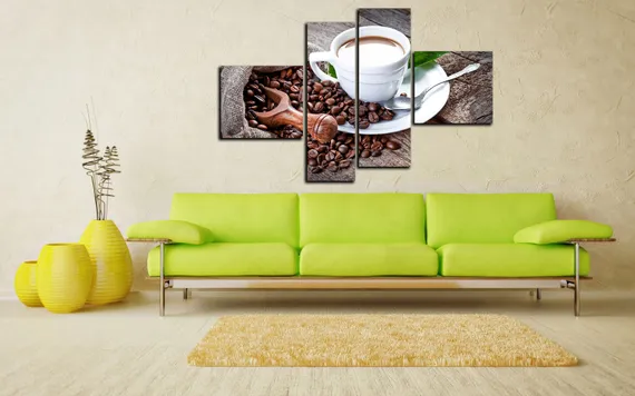 Модульная картина "Кофейное утро"